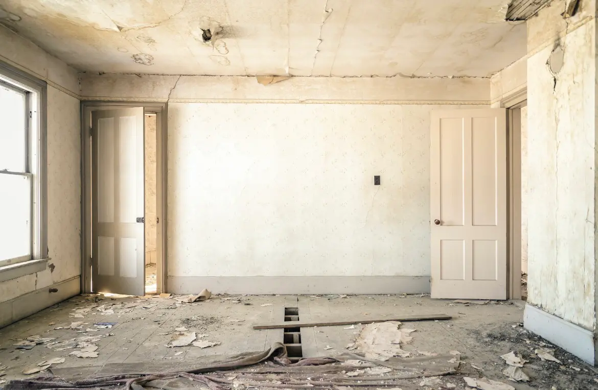 Waste disposal crew managing a cleanout project in Fairview Park